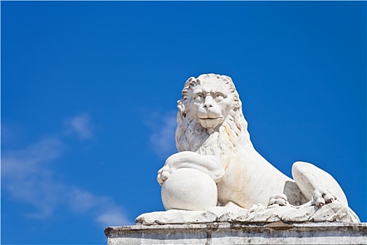 狮子,雕塑,罗马,风格