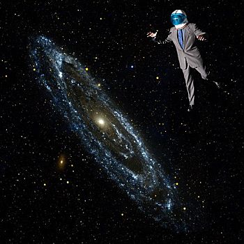 商務人士,天空