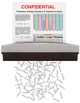 机密,文件,碎纸机