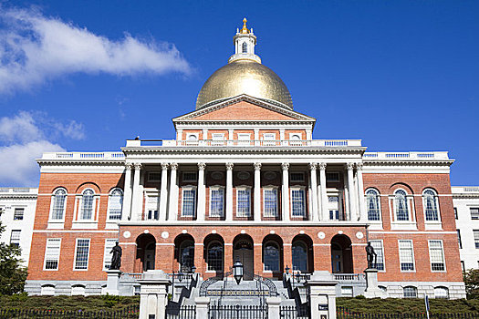 马萨诸塞州议会大厦,波士顿,马萨诸塞,美国