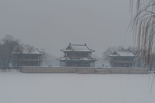 颐和园雪