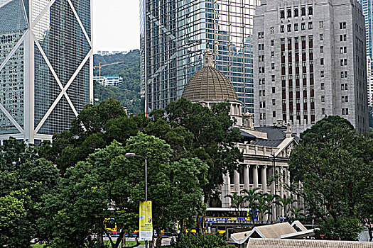 商业建筑,中心,香港