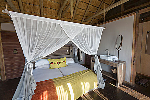 舒适,卧室,住宿,白云石,露营,埃托沙国家公园,纳米比亚