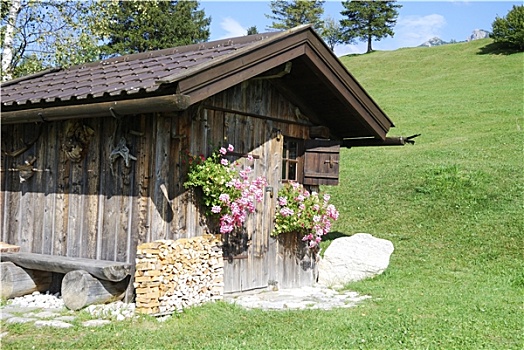 谷仓,阿尔卑斯山
