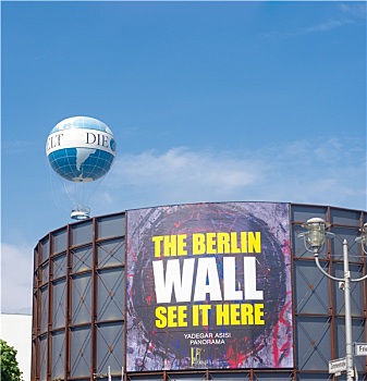 柏林墙,全景,查理检查站