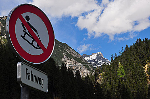 奥地利,提洛尔,禁止停车,标识