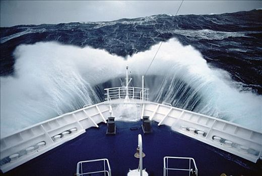 游船,风暴,南极