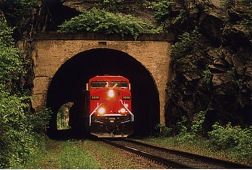 列车,靠近,不列颠哥伦比亚省,加拿大
