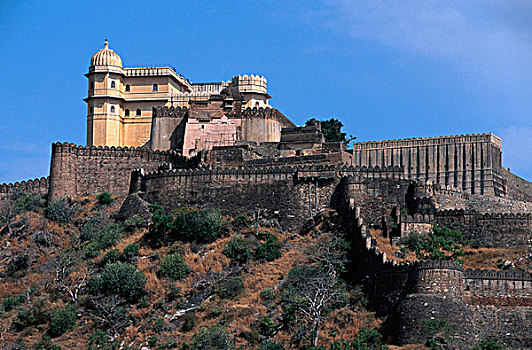 堡垒,拉贾斯坦邦,印度,亚洲