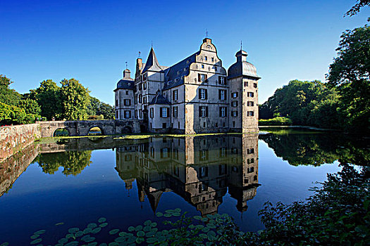 城堡,多特蒙德,北莱茵-威斯特伐利亚,德国,欧洲