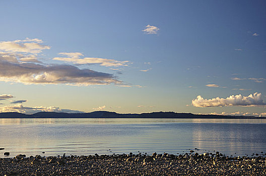 湖,陶波,北岛,新西兰