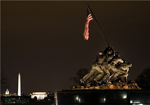 海军,战争,硫磺岛战役纪念碑,华盛顿特区