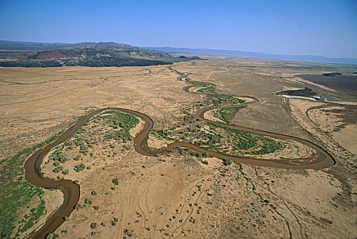 河,流动,大裂谷,肯尼亚