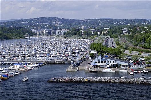 码头,奥斯陆,挪威,斯堪的纳维亚,欧洲
