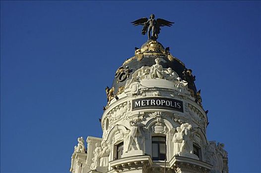 城市建筑,马德里,西班牙,欧洲