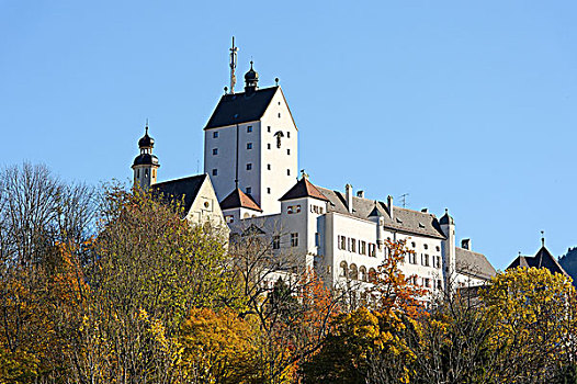 城堡,上巴伐利亚,德国,欧洲