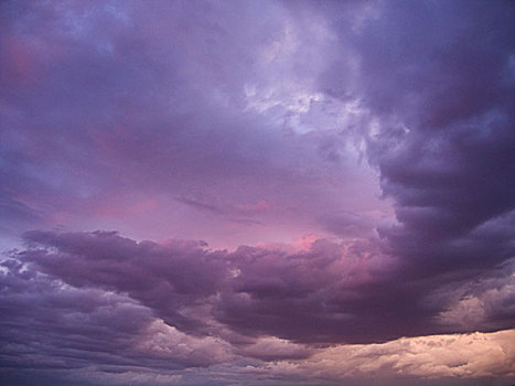 紫色天空,纳米比亚