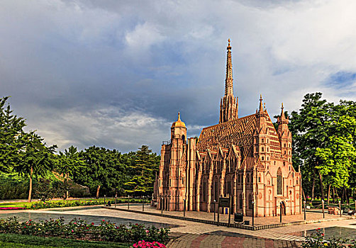 斯特凡教堂,奥地利维也纳,世界公园,北京,古建筑,微缩景观