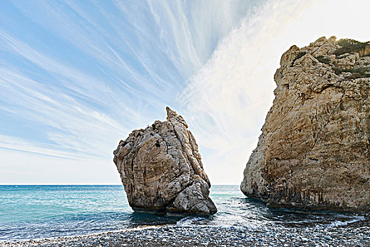 石头,帕福斯,塞浦路斯