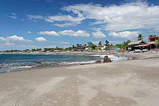 海滩,尼加拉瓜,中美洲