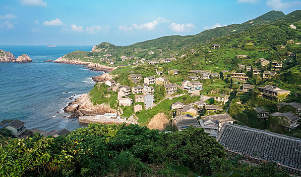 浙江舟山群岛,嵊山无人村景点