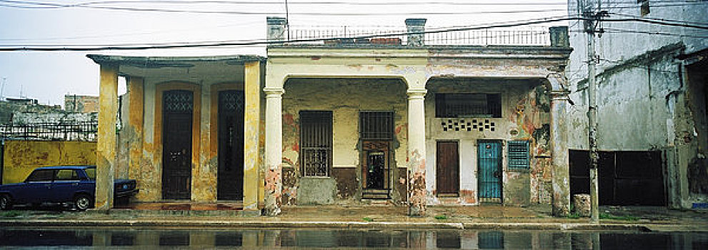 建筑,街道,哈瓦那,古巴