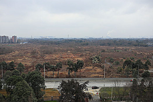 城市,平整荒地