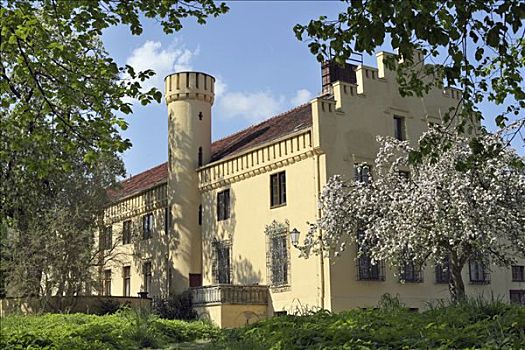 城堡,勃兰登堡,德国,欧洲