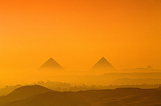 埃及,古老王国,吉萨金字塔,高原,胡夫金字塔