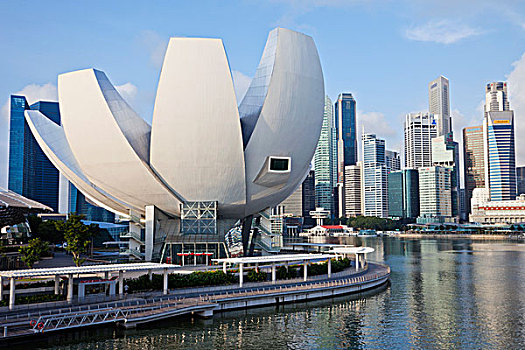 建筑,水岸,博物馆,新加坡城,新加坡