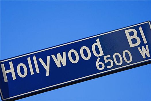 信息指示,好莱坞大道,好莱坞,洛杉矶,加利福尼亚,美国
