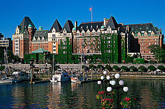 内港,皇后酒店,维多利亚,温哥华岛,不列颠哥伦比亚省,加拿大
