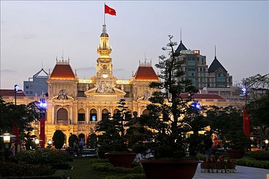 市政厅,胡志明市,西贡,越南