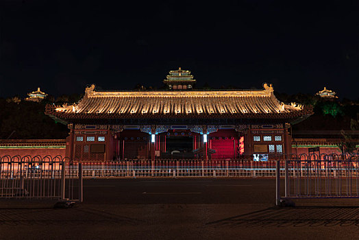 后海的夜景