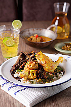 巴东,传统,印尼食品