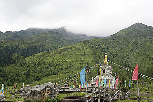 四川阿坝州四姑娘山