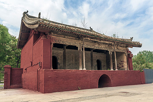 山西洪洞广胜寺,下寺,元代戏台