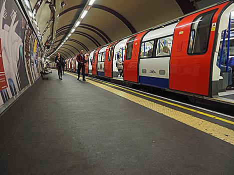 地铁,站台,伦敦