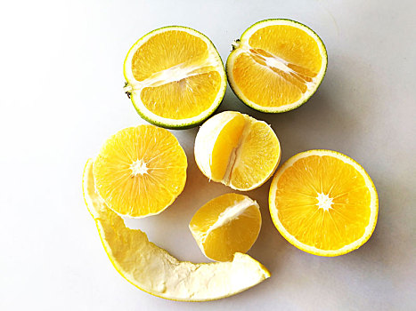 桔子,柠檬,鲜橙