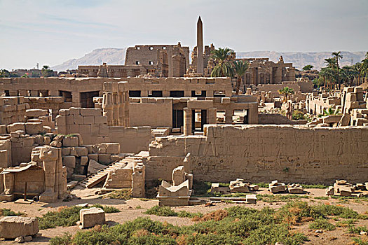 卡尔纳克神庙,约旦河东岸,路克索神庙,尼罗河,河,埃及