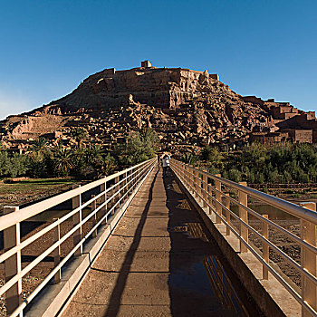 步行桥,瓦尔扎扎特,摩洛哥