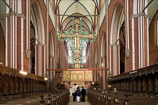 大教堂,波罗的海,梅克伦堡前波莫瑞州,德国,欧洲