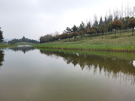 西安鹤鸣湖公园