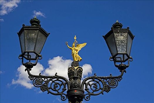 灯笼,正面,胜利,柱子,柏林,德国,欧洲