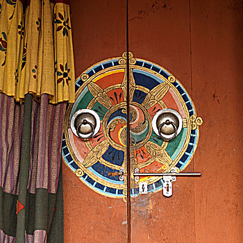 闭门,庙宇,探戈,廷布,不丹
