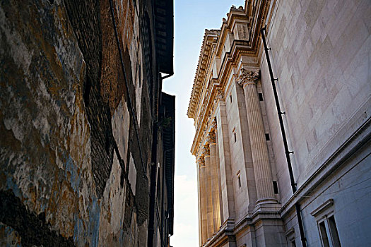 小路,老,建筑,国家纪念建筑,罗马,意大利