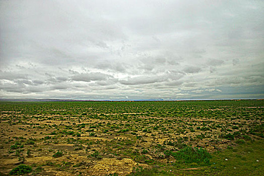 内蒙古荒凉的高原