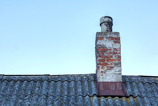 屋顶,烟囱