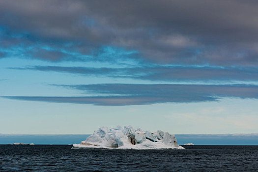 北极,海景,崎岖,冰山,斯瓦尔巴特群岛,挪威