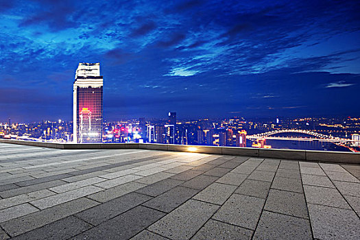 现代,地标建筑,市区,重庆,黎明